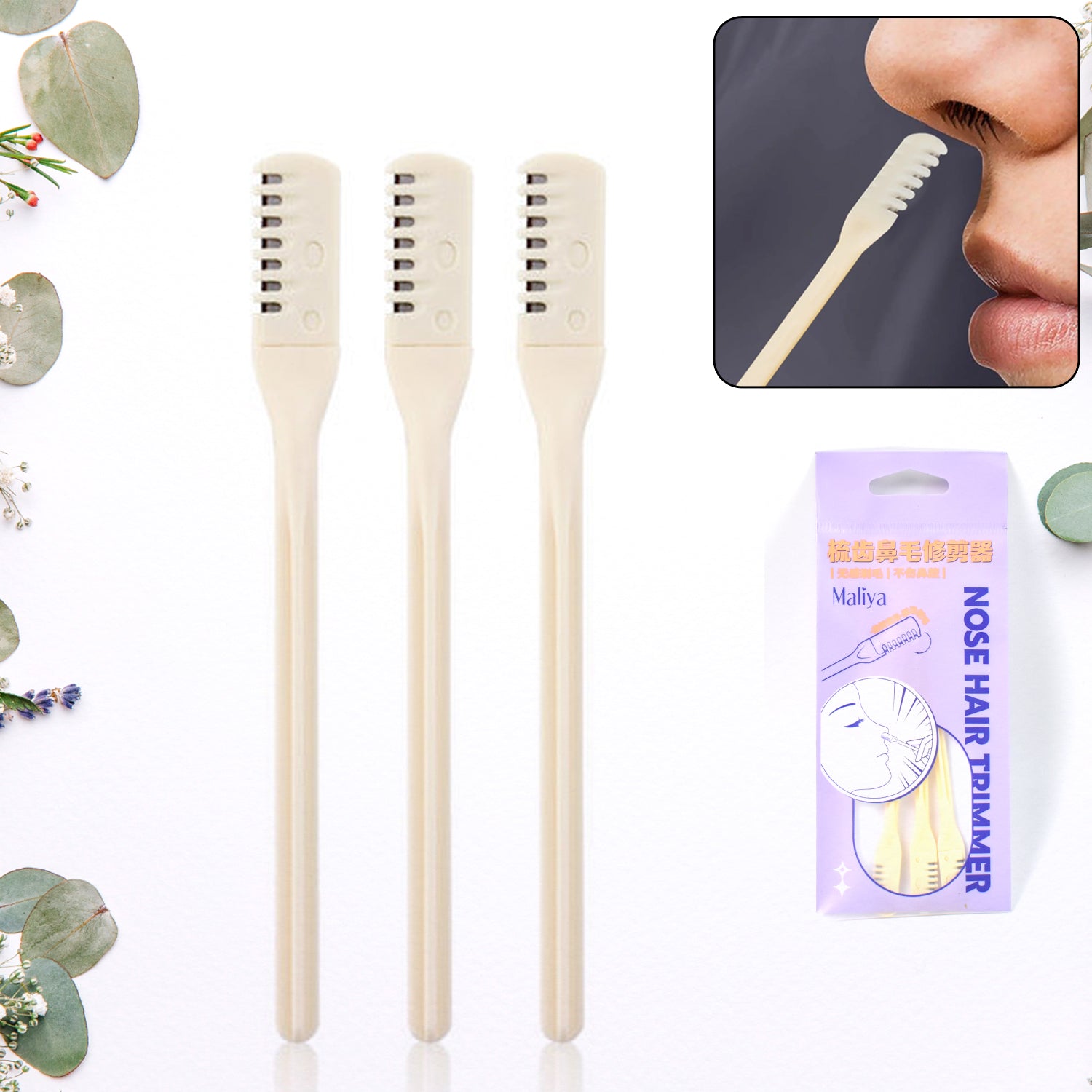 Nose Hair Removal Trimmer Nose Hair Remover Razor Kit Blade (3 Pcs Set) Nose Hair Removal Trimmer Nose Hair Remover Razor Kit Blade (3 Pcs Set)